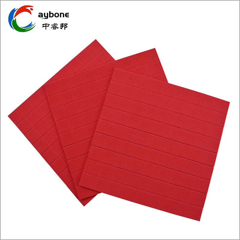 Red Eva Rubber Pads karo Cling Foam